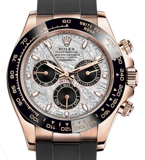 rose gold daytona black dial|Rolex Daytona 116515ln .